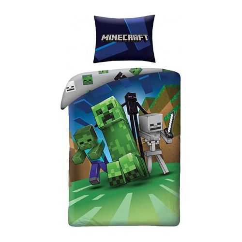 Minecraft Voksen Sengesæt 140x200 cm Senior Sengetøj