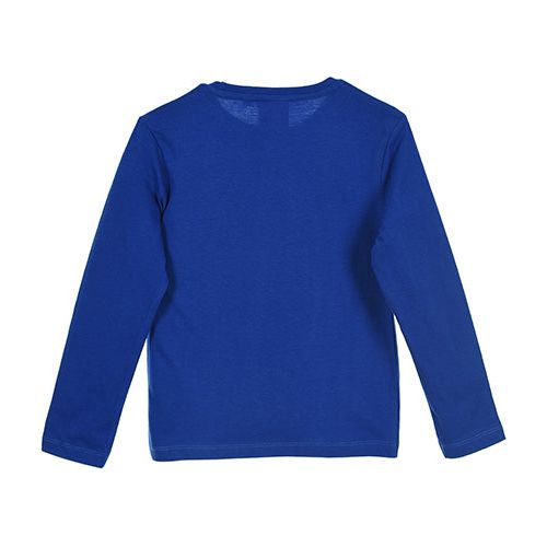 Spiderman longsleeve med paliet edderkop på maven blå