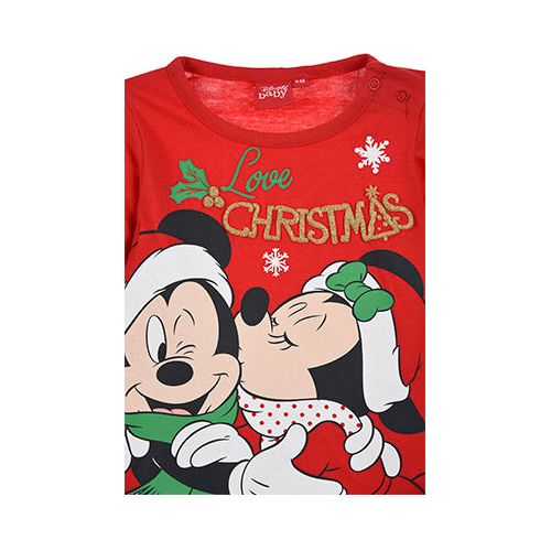 Disney Minnie+Mickey juletrøje 0-2 år