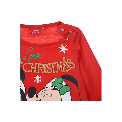 Disney Minnie+Mickey juletrøje 0-2 år