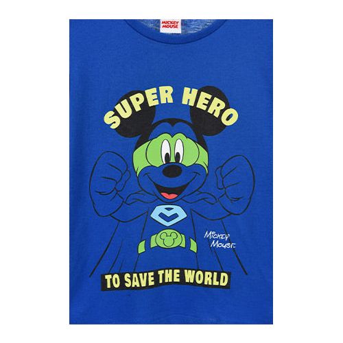 Mickey Mouse Superhero langærmet bluse blå