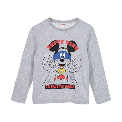 Mickey Mouse superhelte bluse 3-8 år grå
