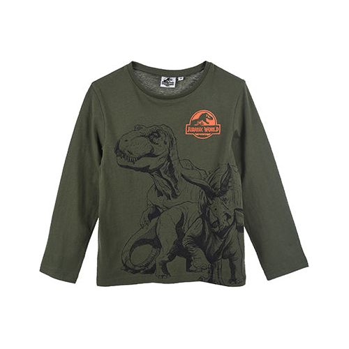 Jurassic world langærmet trøje oliven