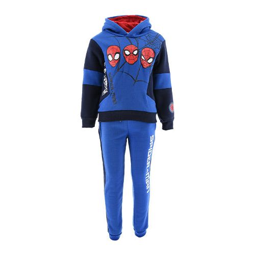Spiderman joggingsæt m. hoodie blå