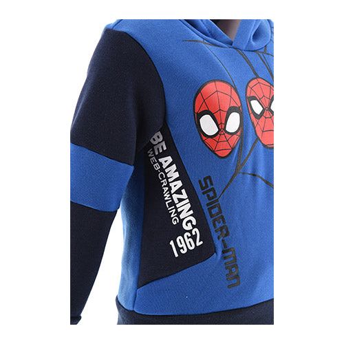 Spiderman joggingsæt m. hoodie blå