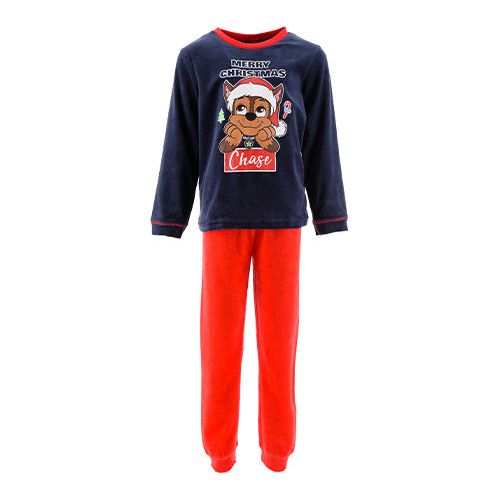Paw Patrol pyjamas i flot gaveæske inkl. Julesok (Navy trøje)