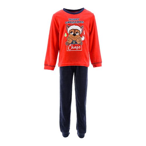Paw Patrol pyjamas i flot gaveæske inkl. Julesok (Rød trøje)