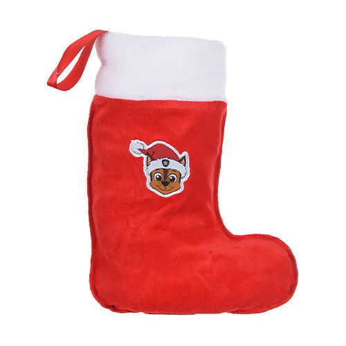 Paw Patrol pyjamas i flot gaveæske inkl. Julesok (Rød trøje)