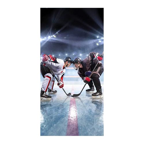 Ishockey håndklæde 70x140 cm 100% bomuld