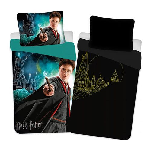 Harry Potter senior selvlysende sengesæt 100% Bomuld