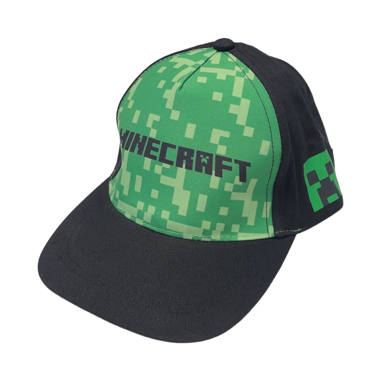 Minecraft kasket med "Creeper" design