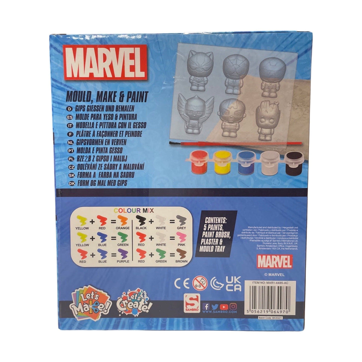 Marvel Superhelte kreativt "lav selv sæt"