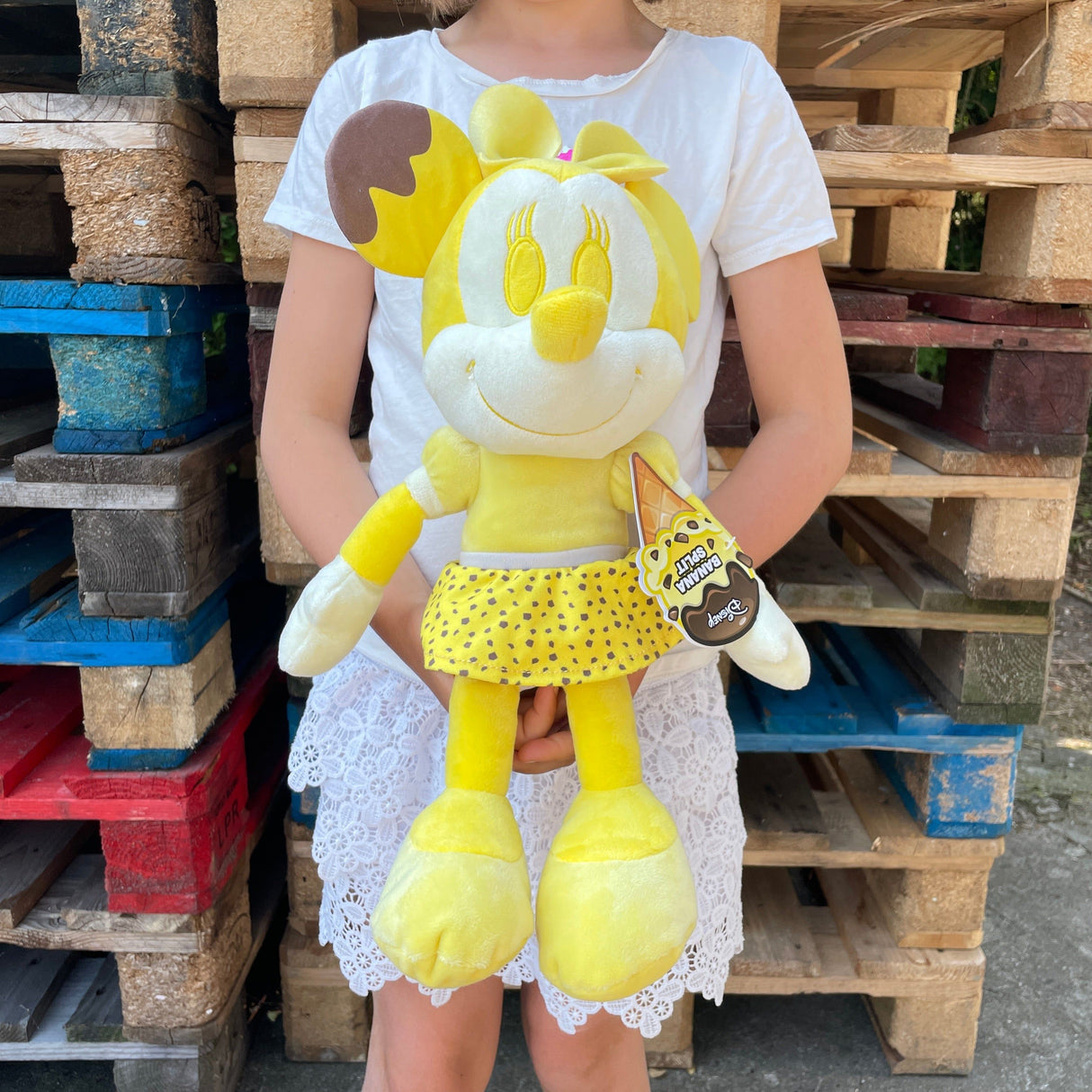 Banana split Minnie Mouse bamse