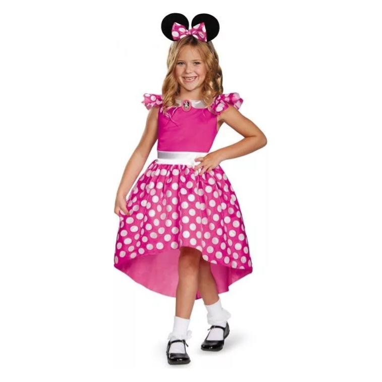 Minnie Mouse kostume 5-6 år