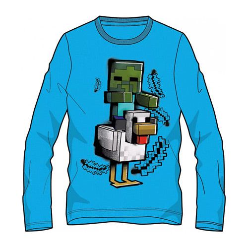 Minecraft langærmet bluse