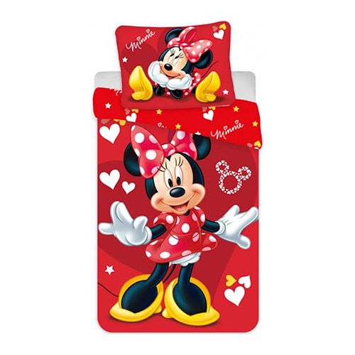 Minnie Mouse junior sengesæt 100% Bomuld