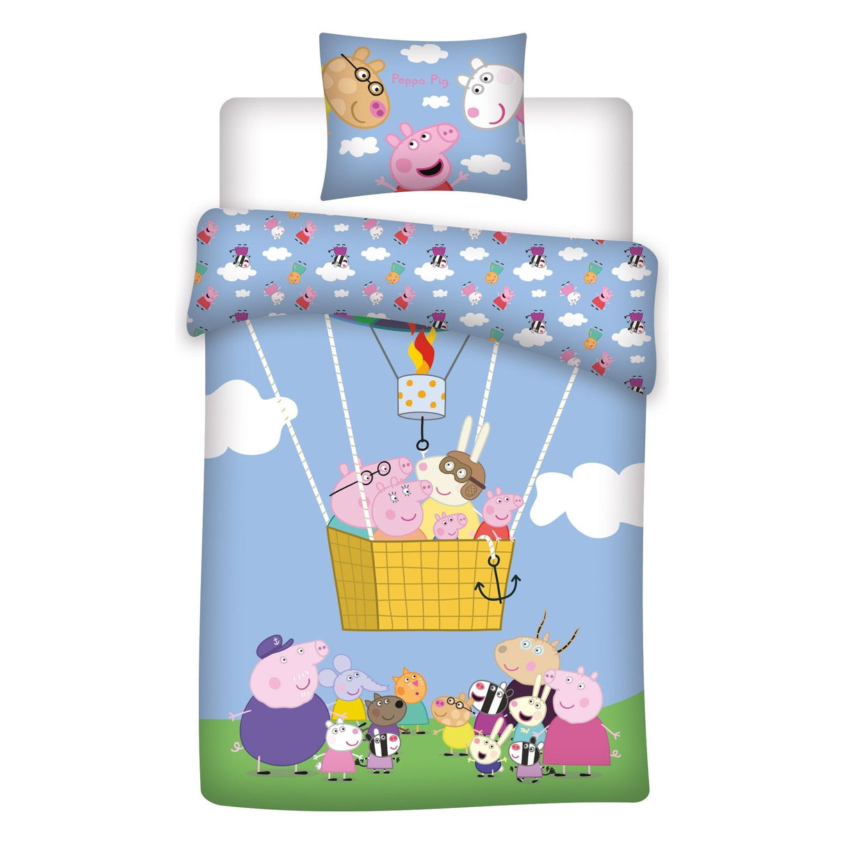 Gurli Gris "Luftballon" Junior Sengesæt 100x140 cm Bomuld Sengetøj