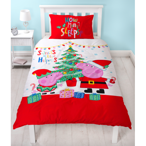 Gurli Gris jule sengesæt 135x200 cm bomuld sengetøj senior