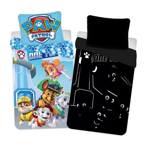 Paw Patrol junior glow in the dark sengesæt 100% øko-tex bomuld