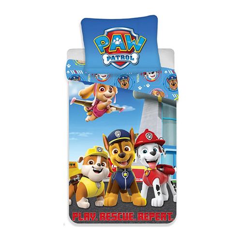 Paw Patrol senior sengesæt "Play, rescue, repeat" 100% Bomuld