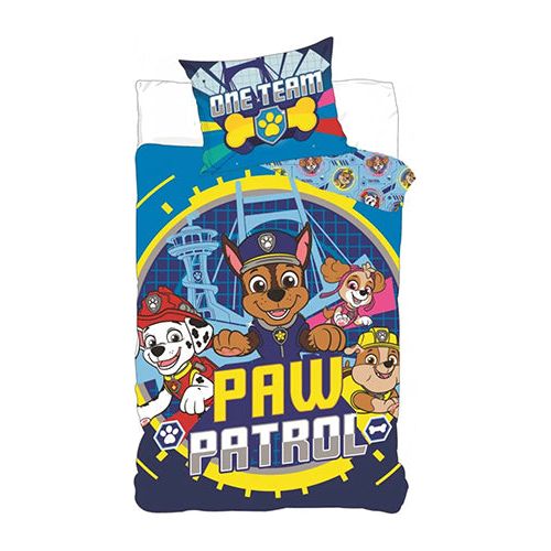 Paw Patrol senior sengesæt 100% bomuld (vendbart)