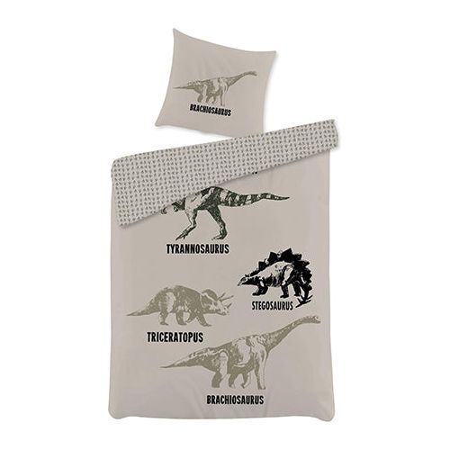 Dinosaur senior sengesæt i 100% bomuld