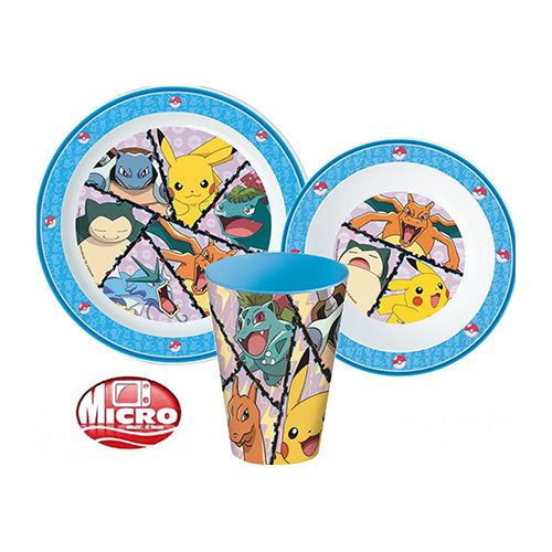 Pokemon 3-delt spisesæt
