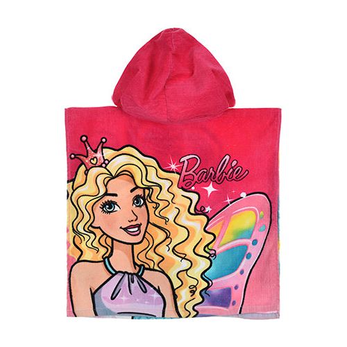 Barbie "Mermaid" håndklæde/poncho i 100% bomuld
