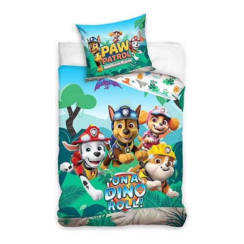 Paw Patrol "on a dino roll" senior sengesæt 100% bomuld