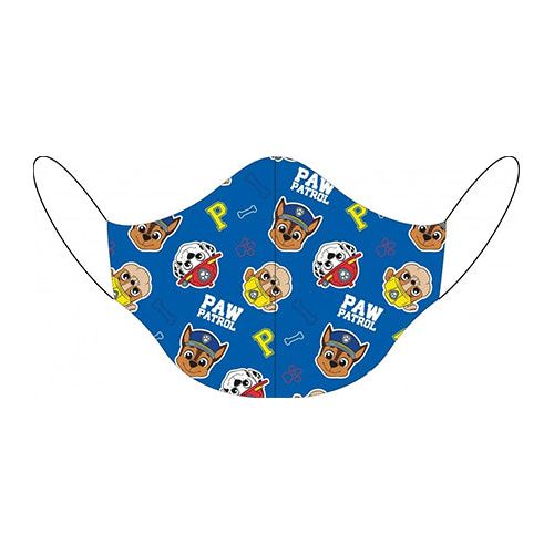 Paw Patrol vaskbart stofmundbind til børn i 100% Bomuld.