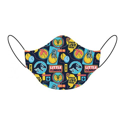 Jurassic Park vaskbart stofmundbind til børn i 100% Bomuld.