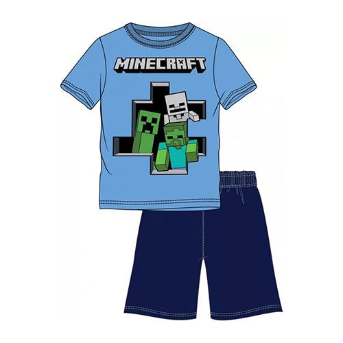 Minecraft Sommersæt 4-12 år Bomuld