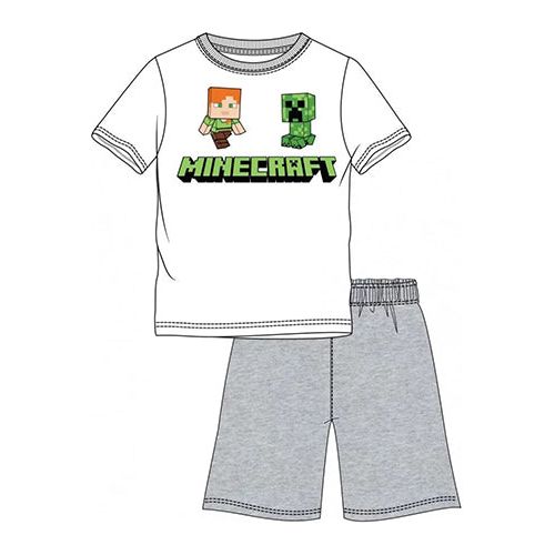 Minecraft Sommersæt 4-12 år Bomuld