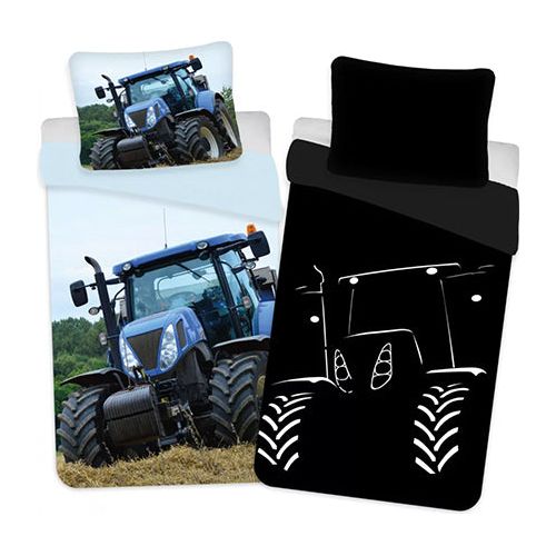 Selvlysende Traktor Sengesæt Senior 140x200 cm Bomuld
