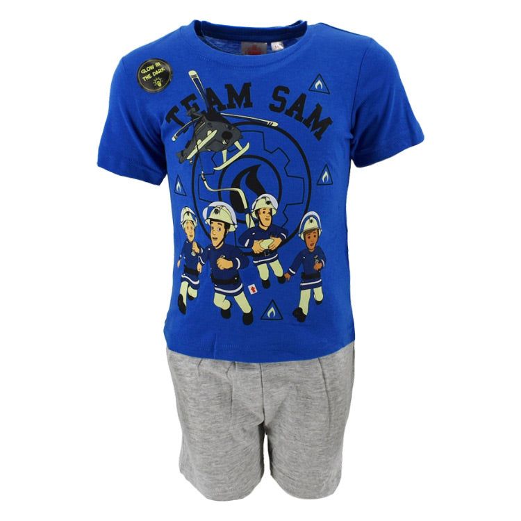 Brandmand Sam selvlysende sommersæt