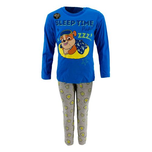 Paw Patrol Rubble blå nattøj (Selvlysende) Str. 3-6 år