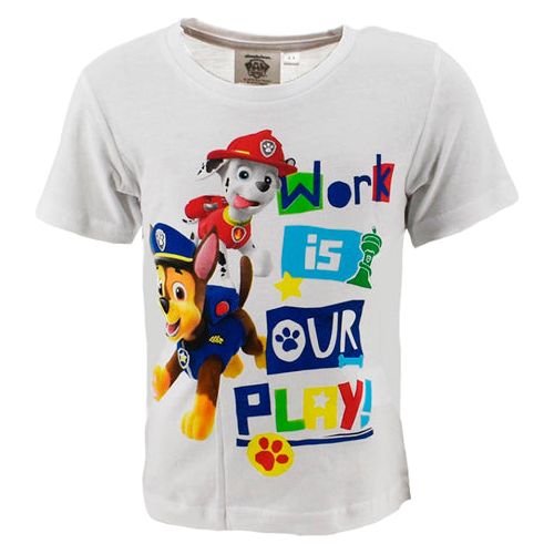 Paw Patrol "Work is our play" T-shirt