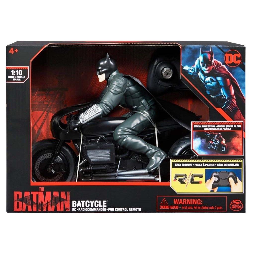 Batman fjernstyret motorcykel incl figur