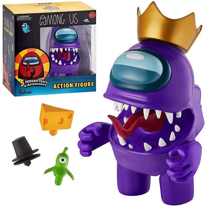 Among us kæmpe figur incl 5 dele 23x23 cm