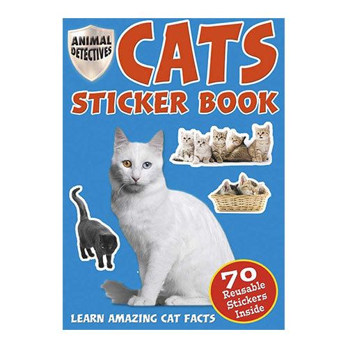 Klistermærkebog med katte