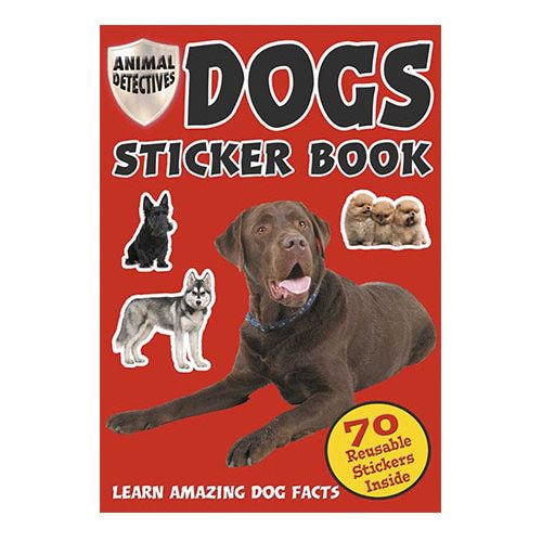 Klistermærkebog med hunde