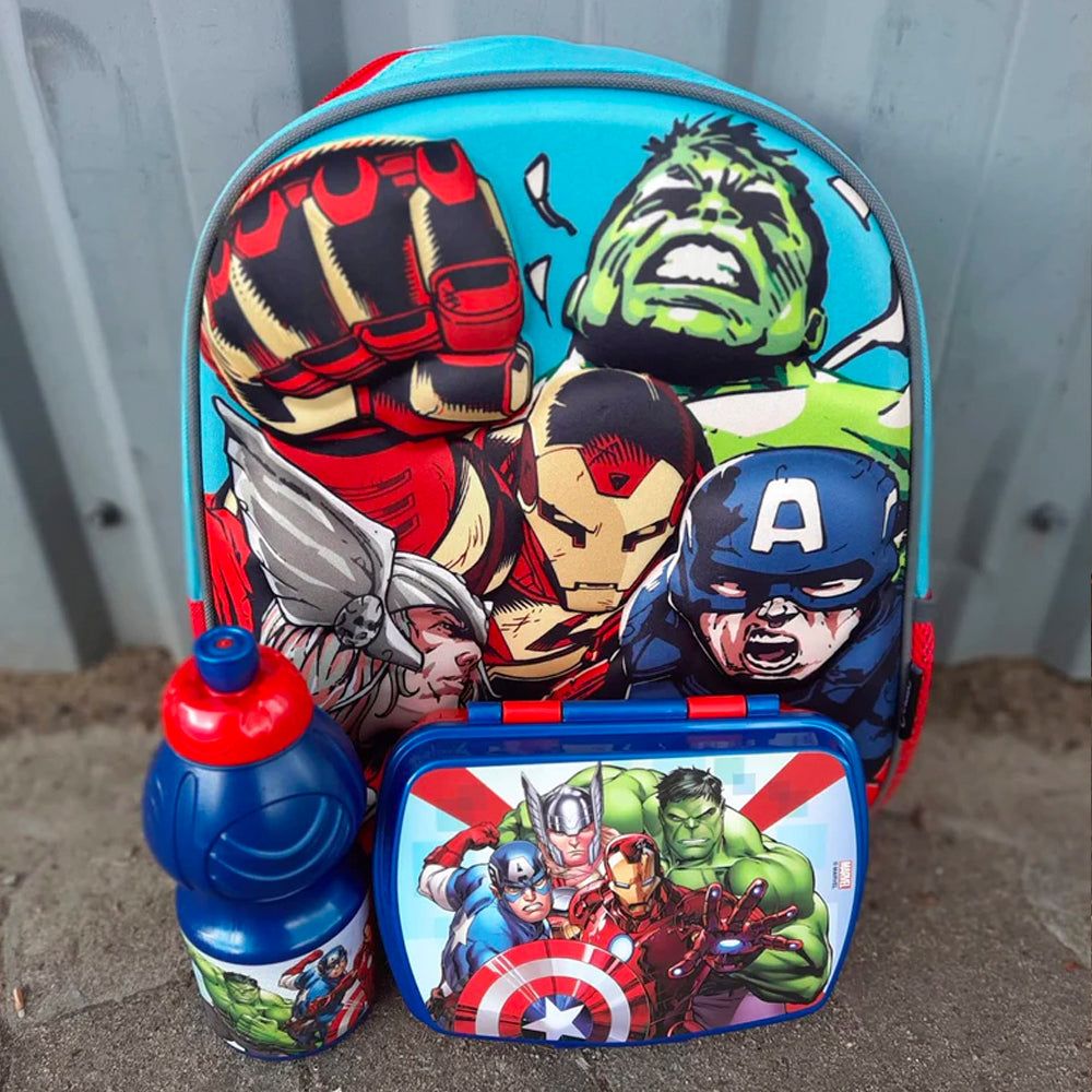 Avengers startersæt med 3D rygsæk