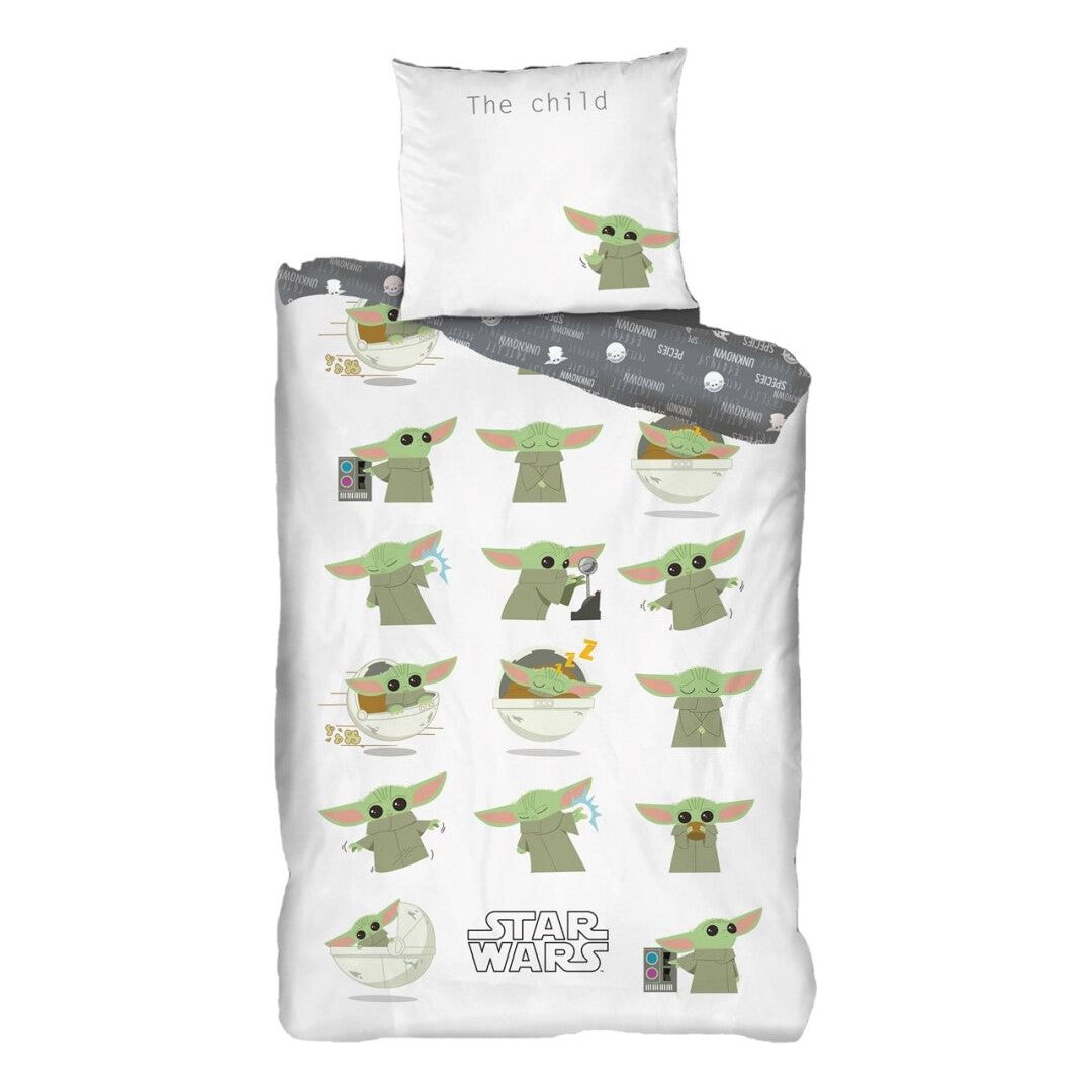 Star Wars "Baby Yoda" 140x200 cm sengesæt