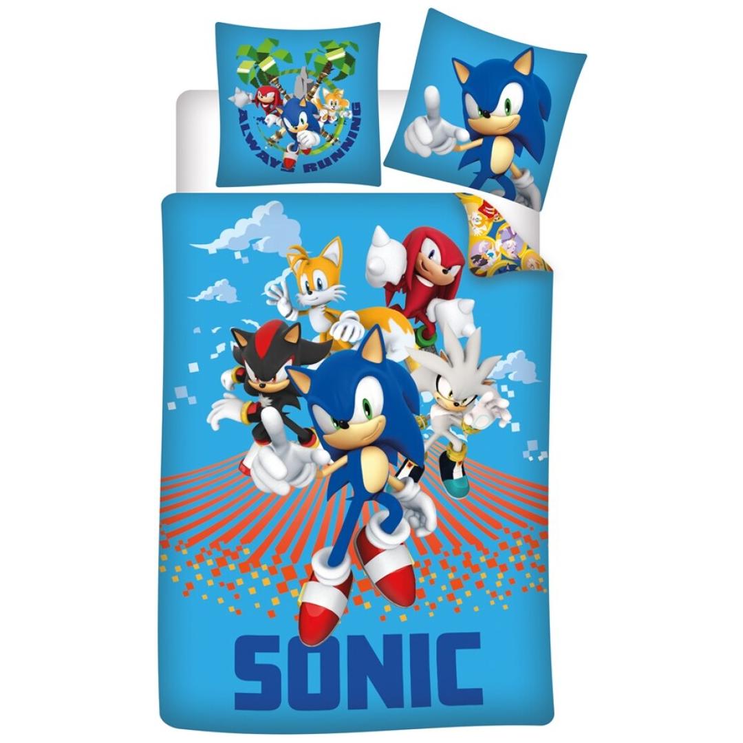 Sonic senior sengesæt 140x200 cm "Always Running"