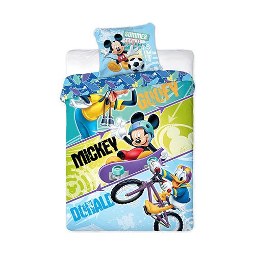 Disney senior sengesæt "Mickey Mouse, Anders And, Fedtmule"