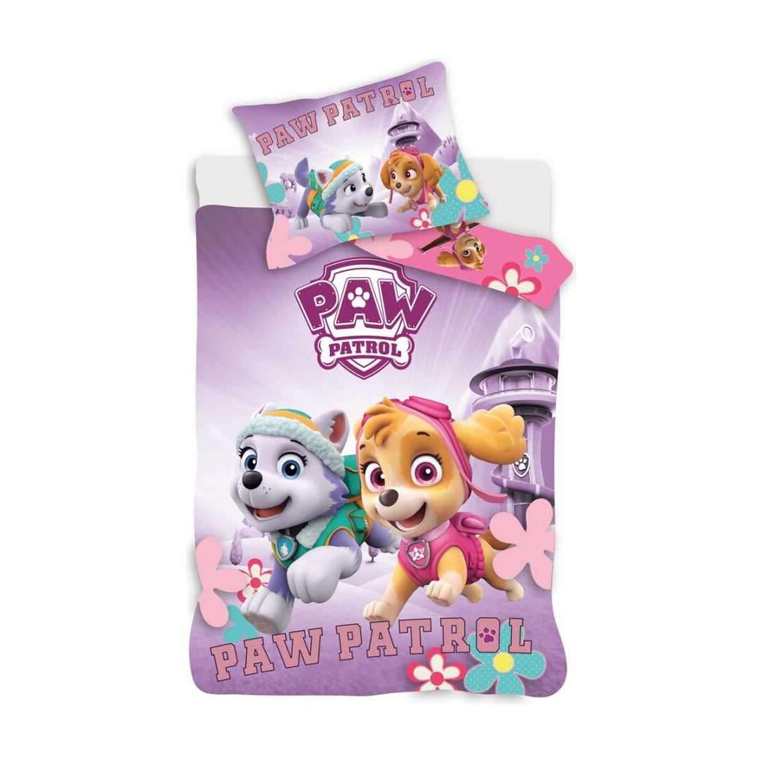 Paw Patrol Skye & Everest junior sengesæt 100% Bomuld