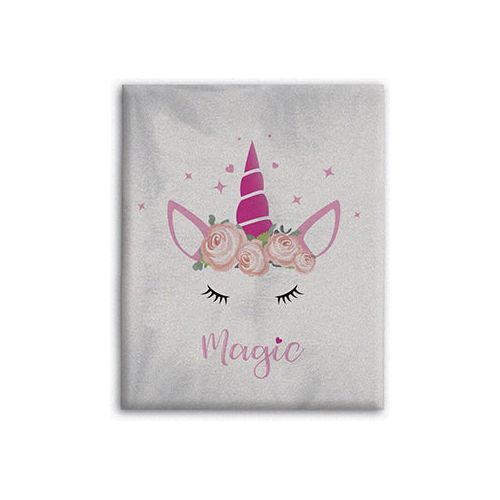 Unicorn fleecetæppe 100x150 cm