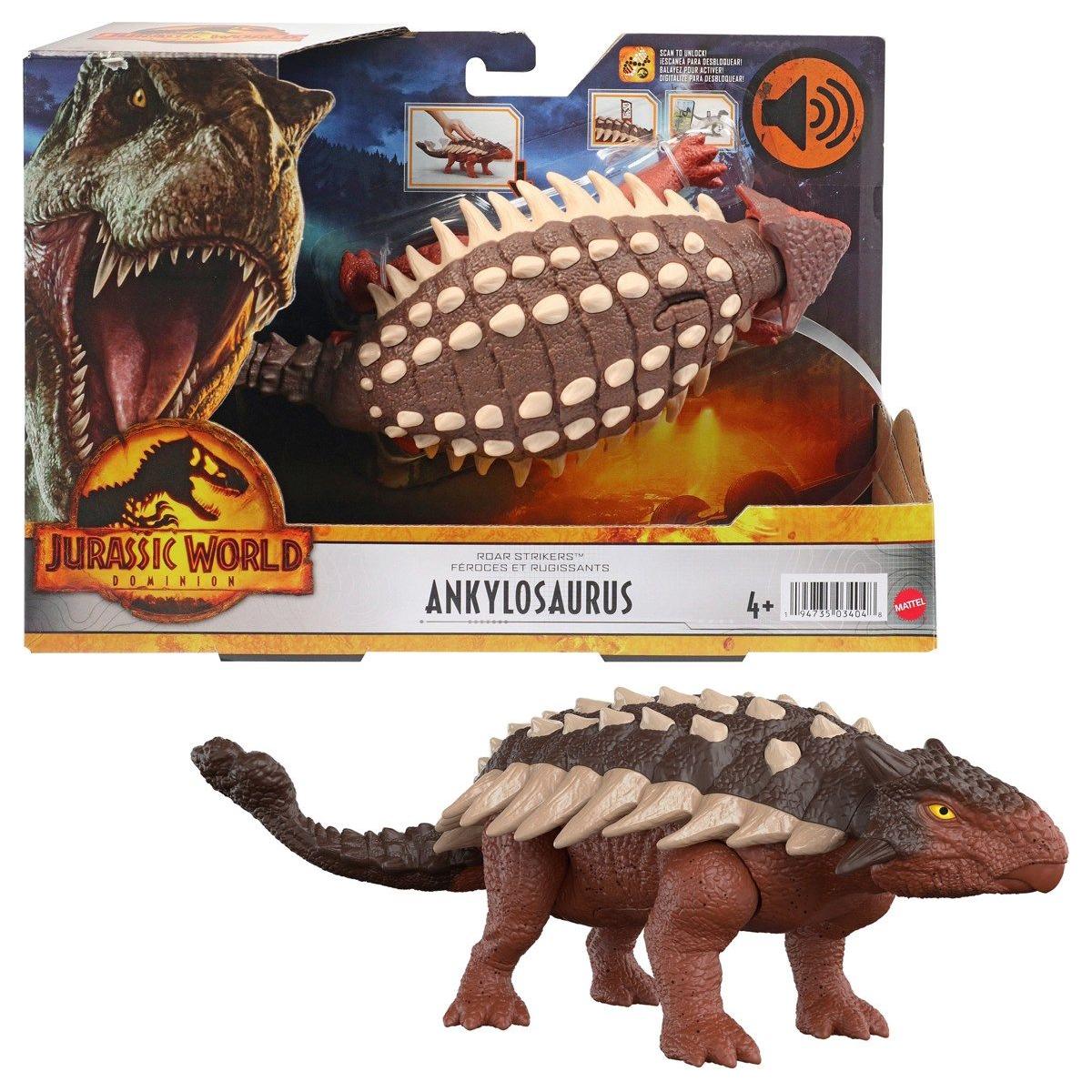 Jurassic World dinosaur med lyd (Leveres assorteret)