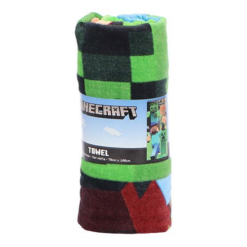 Minecraft håndklæde 70x140 cm 100% bomuld