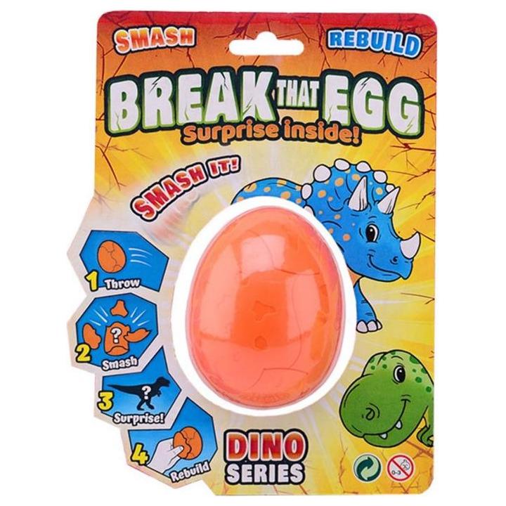 Dinosaur "Break that egg" surprise